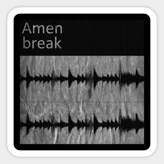 Amen break Sticker by Trggv